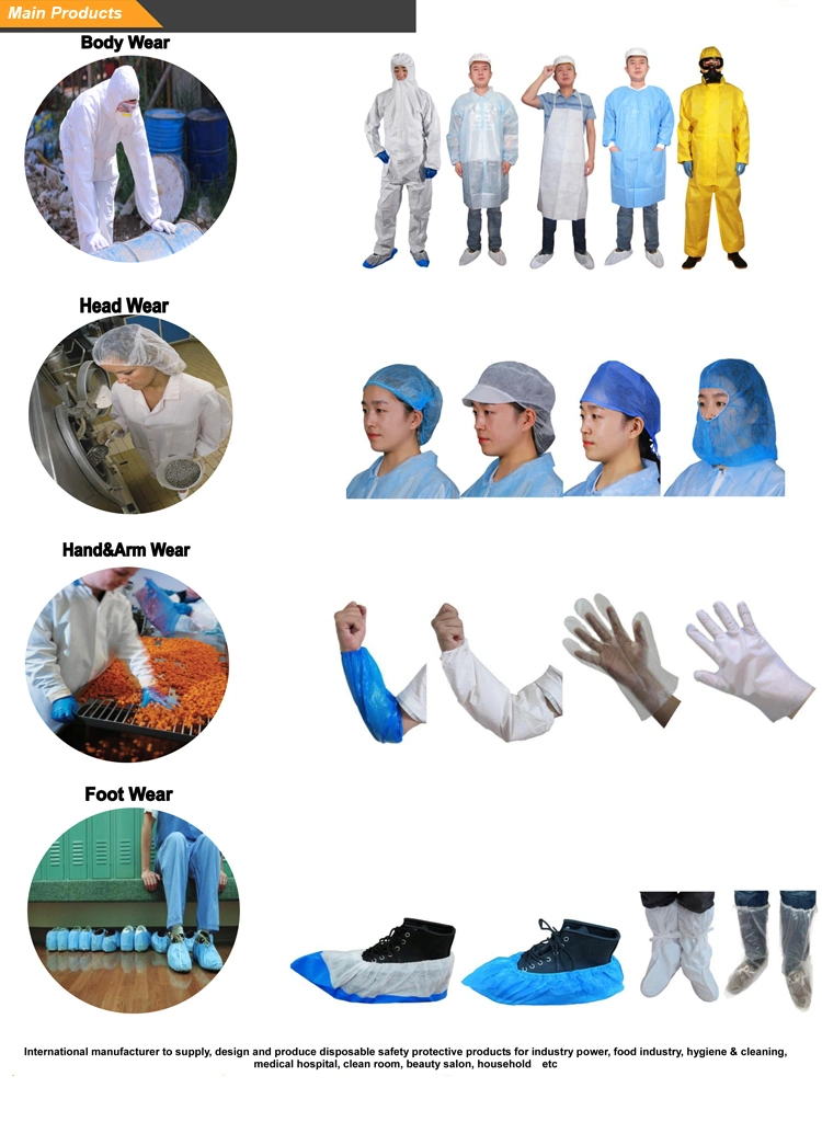 Wholesale Price Suitable Size Disposable Protective Overalls for Self-Protection