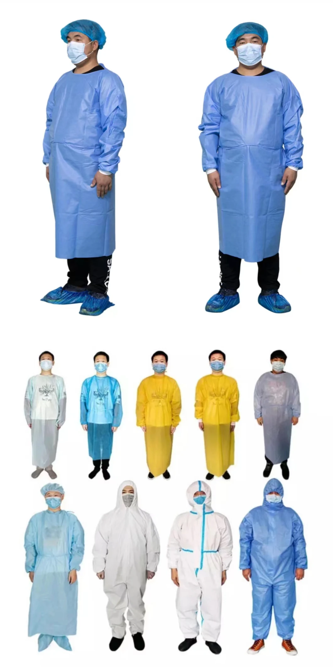 Medical Supplies Sterile Disposable Hospital Operating Surgical Wholesale Level 1 2 3 Protective Isolation Gown