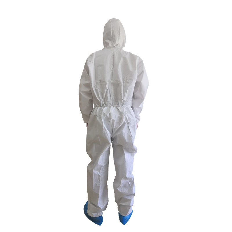 Guardwear OEM Price Protection Suit Knit Cuff Impervious Sterile Disposable Coverall Biosecurity Overall