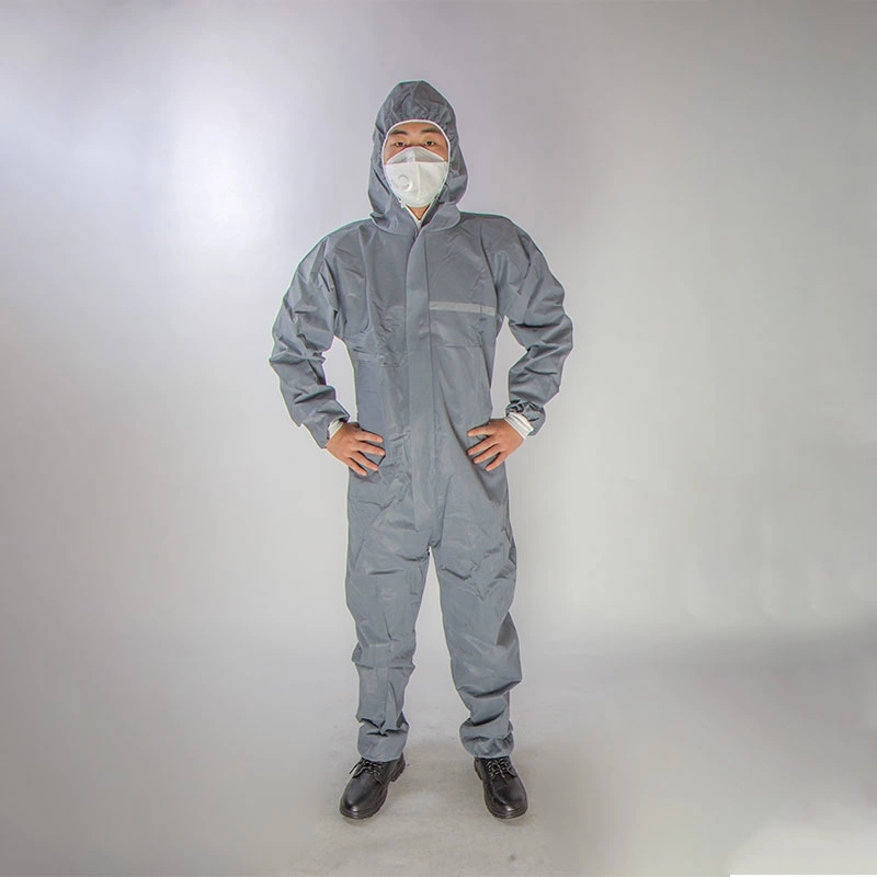 Wholesale High Quality Type 5/6 Hazmat Sui Disposable Protective Coverall Protection Suit